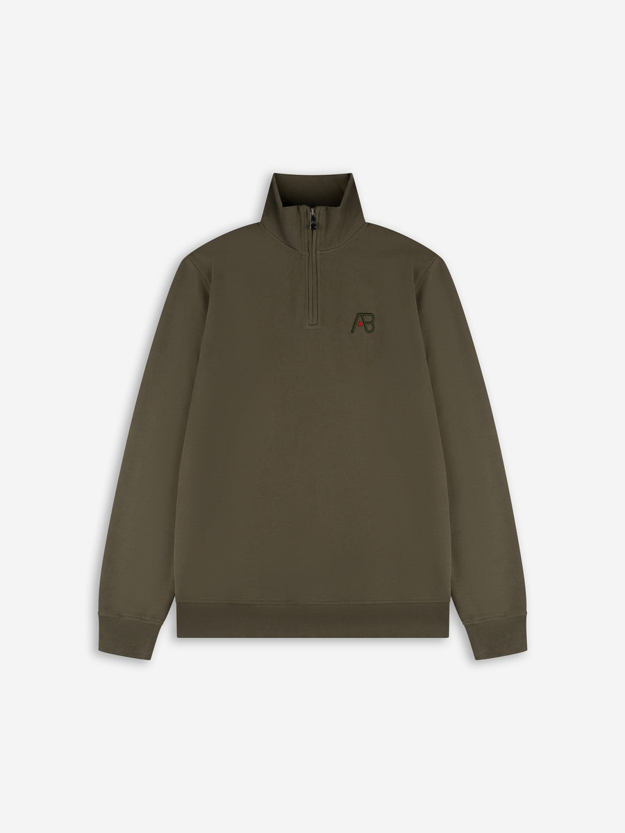 Diamond Half-Zip Sweater