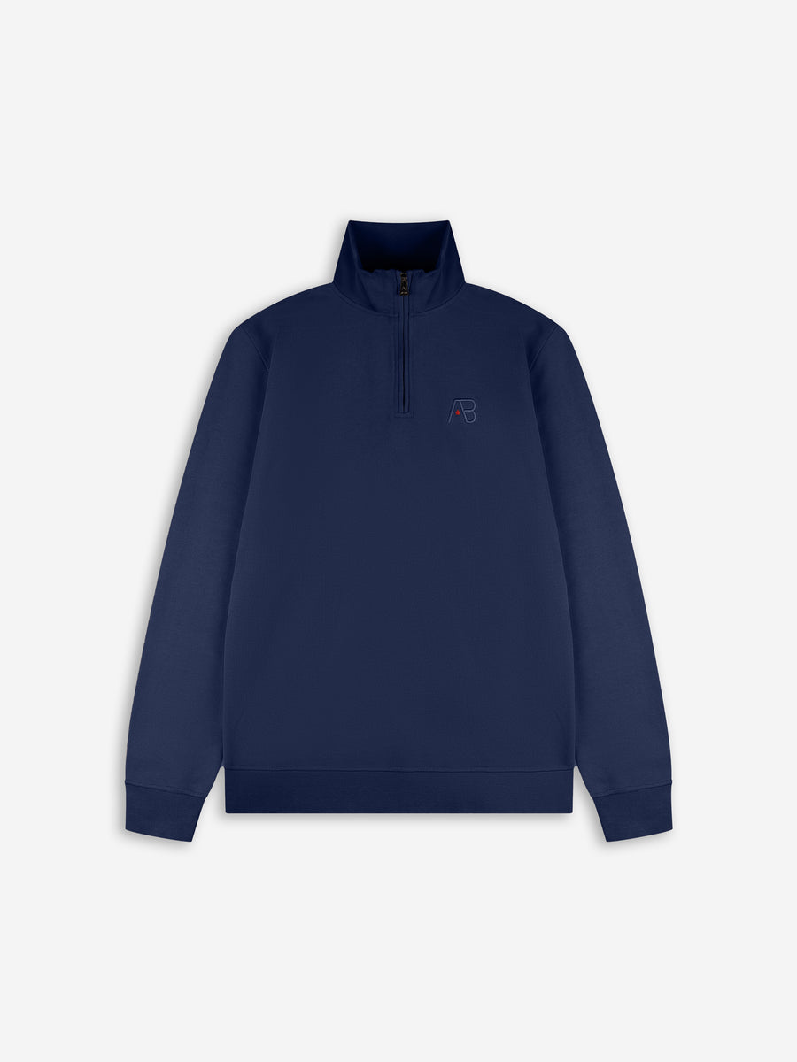 Diamond Half-Zip Sweater